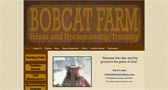 Desktop Screenshot of bobcatfarm.com